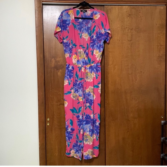 Floral jumpsuit large lulus - Picture 5 of 8